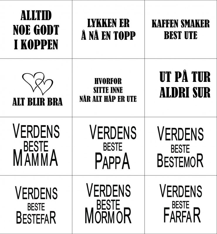 Sola lommelerke med motiv